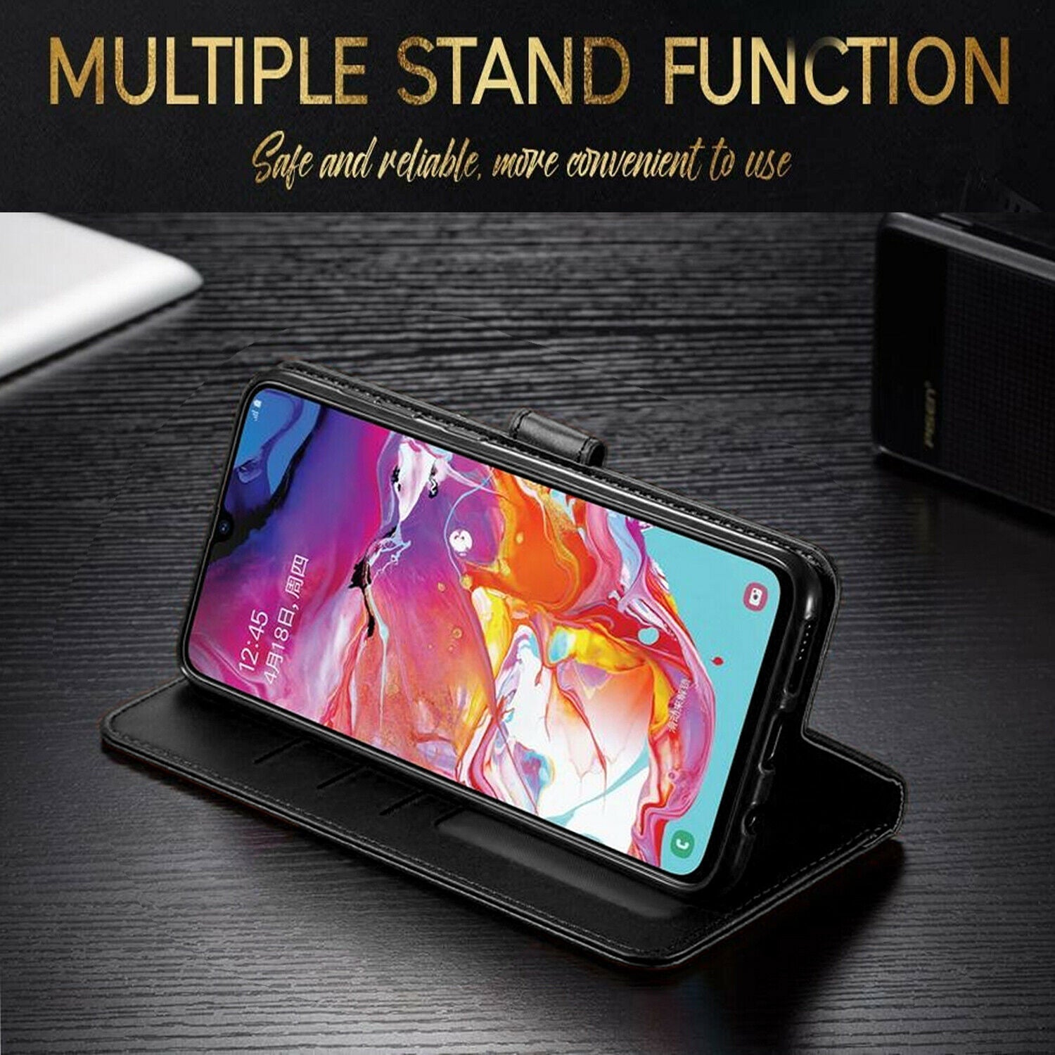 Étui portefeuille en cuir pour iPhone 16 Pro Étui portefeuille en cuir pour iPhone 16 Pro